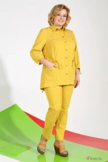 Жакет (пиджак) ЛаКона 1015/2 горчица