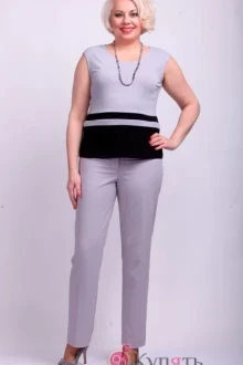 Брюки Camelia 16209 светло-серый