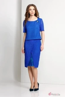 Юбочный костюм EOLA 1342 василёк