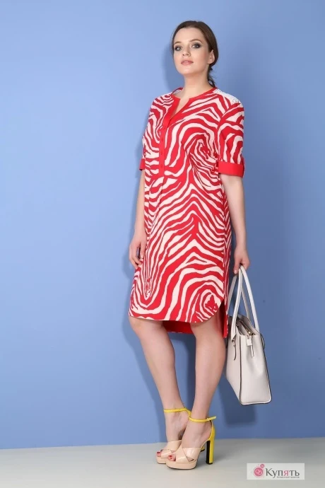 Платье Anna Majewska 1018 красный #1